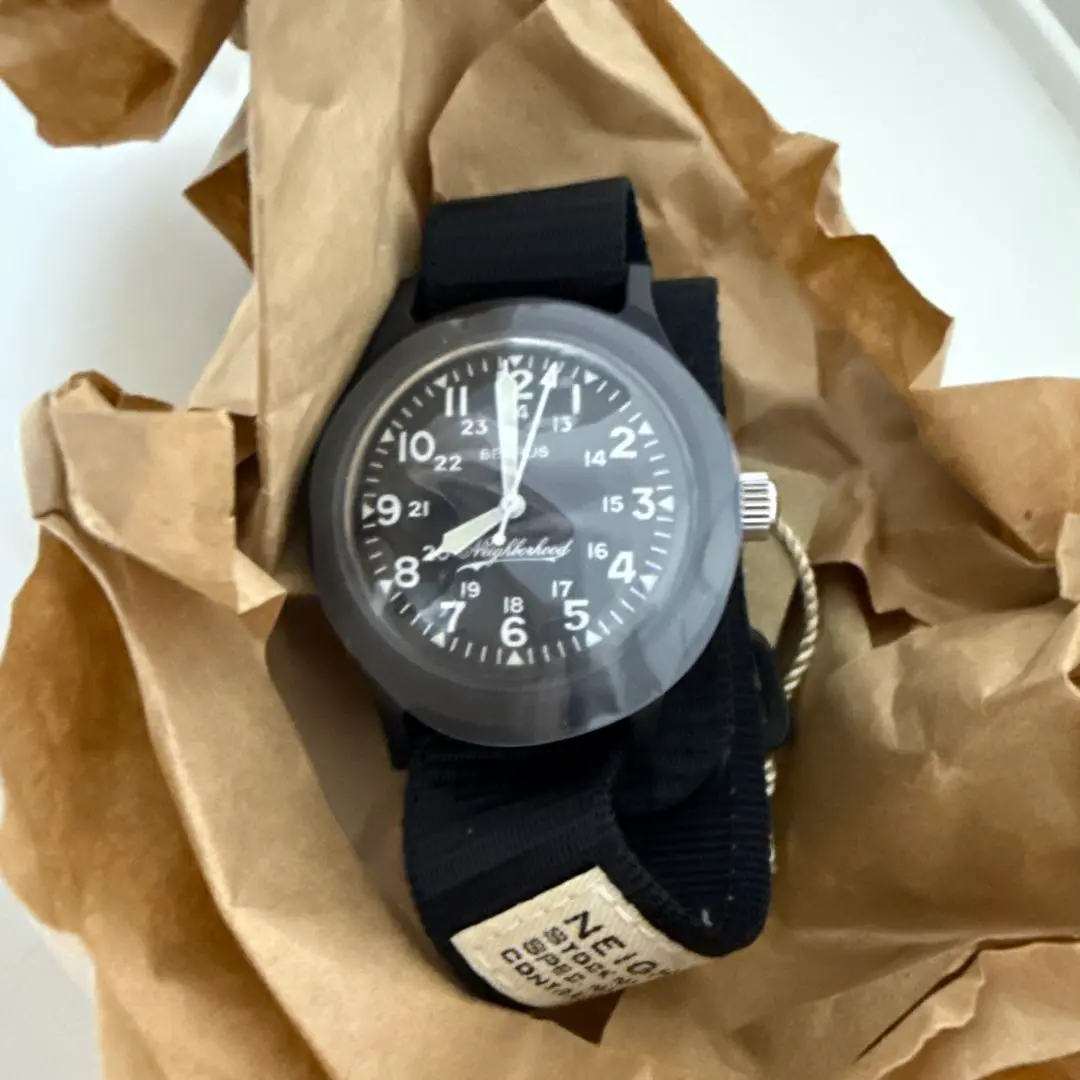 BENRUS neighborhood コラボ時計 BENRUS Neighborhood Men's Watch Stainless Steel Original