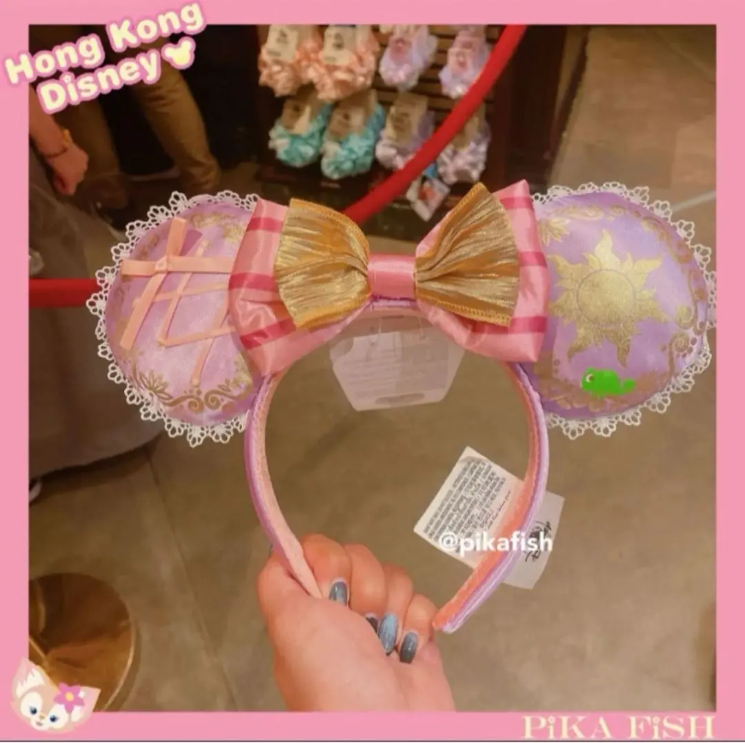 香港ディズニー新作★ラプンツェル レースリボンカチューシャ 香港ディズニー新作☆ラプンツェル レースリボンカチューシャ