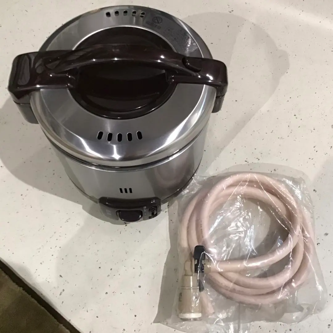新品未開封ガス炊飯器 3合炊きRR-030FSダークブラウン　プロパンガス ガス炊飯器【プロパンガスLP用】 ダークブラウン | リンナイ