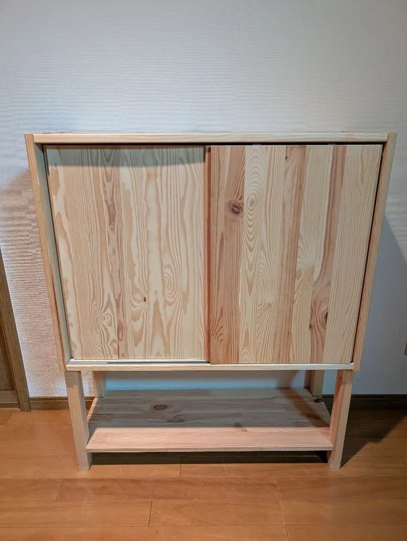 IKEA IVAL 木製キャビネット IVAR イーヴァル キャビネット, パイン材, 80x30x83 cm - IKEA