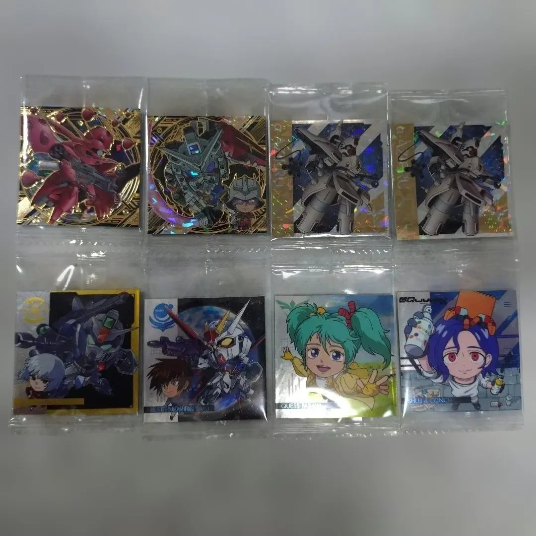 Thumbnail of Gundam Seal Wafer 4 - Set of 8 with Bonus