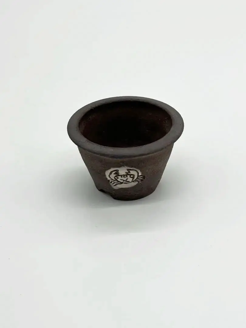 subarujp2005　紫泥　蟹刻　小さな植木鉢　盆栽鉢　M　R8812 2025年最新】蟹 植木鉢の人気アイテム - メルカリ