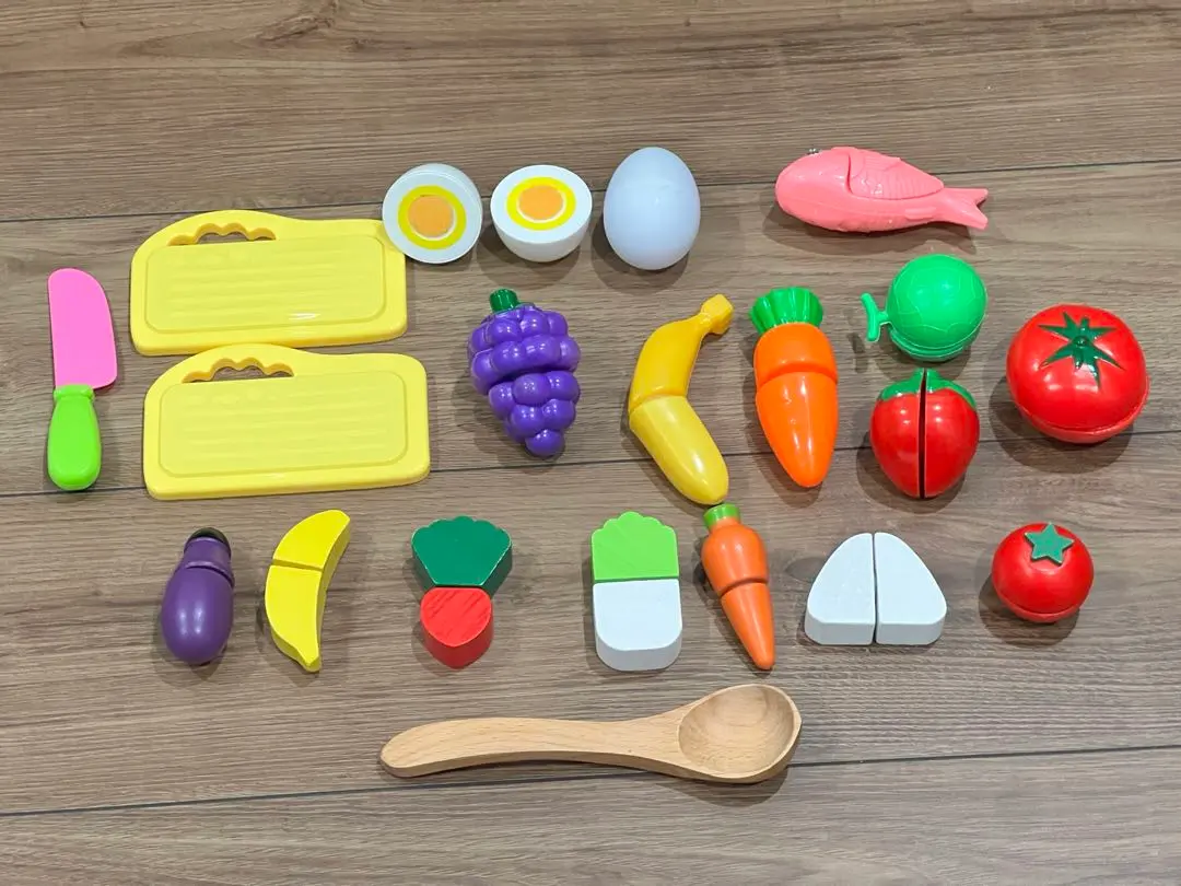 Thumbnail of Play food cooking utensils wooden