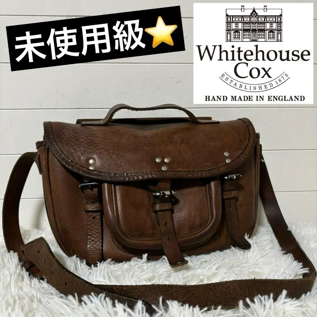 【新品未使用】ホワイトハウスコックス ショルダーバッグ キャンバス レザー White house Cox(ホワイトハウスコックス) / ショルダーバッグ
