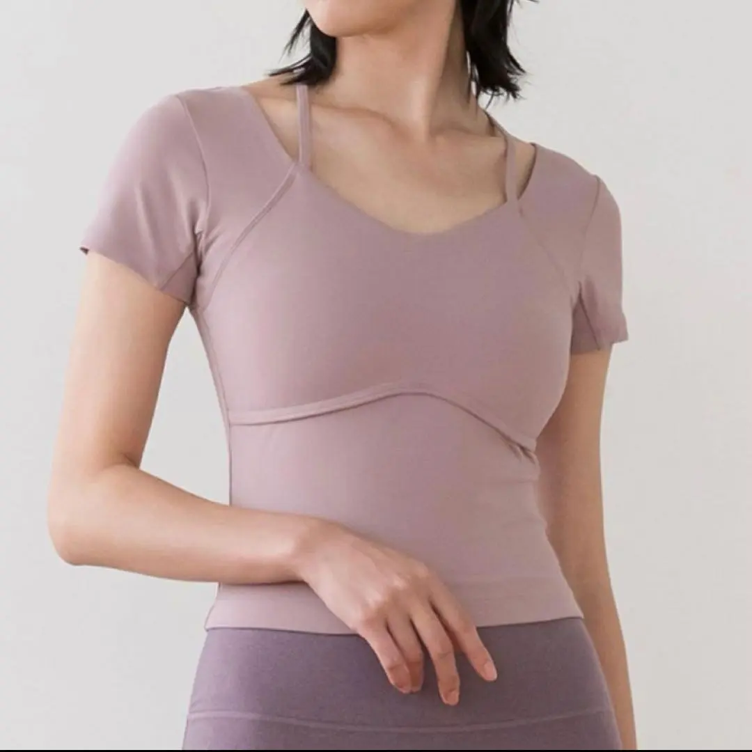 Thumbnail of SUKALA Open Neck Tee with Cups, Size M