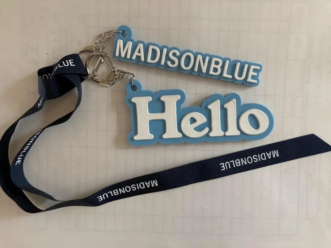 MADISONBLUE Hello キーホルダー 限定 レア☆MADISONBLUE マディソンブルー Hello キーホルダー