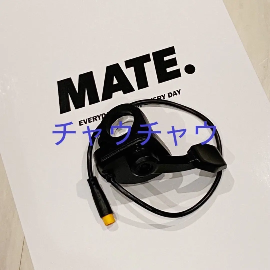 mate X 初期型 カラーディスプレイ + スロットルのセット MATE.BIKEを開封レビュー＆最初にやること MATE-Xはただの自転車
