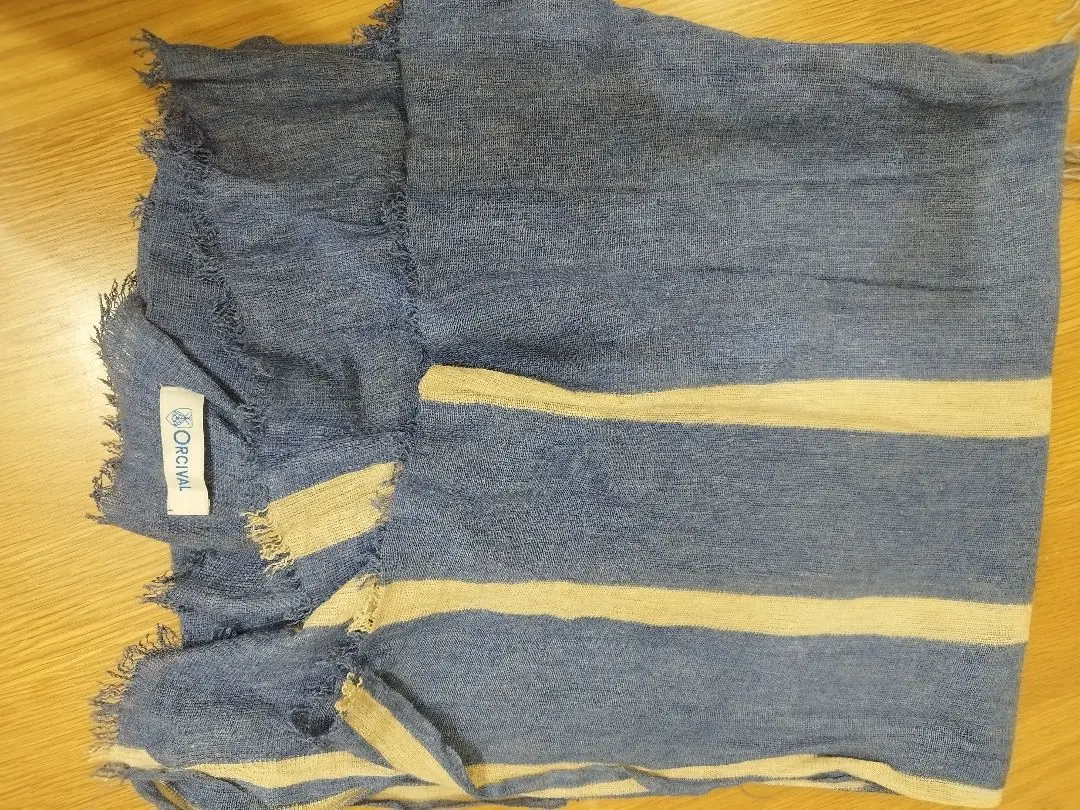 ORCIVAL 奧西瓦爾 麻質 大方巾 的縮圖