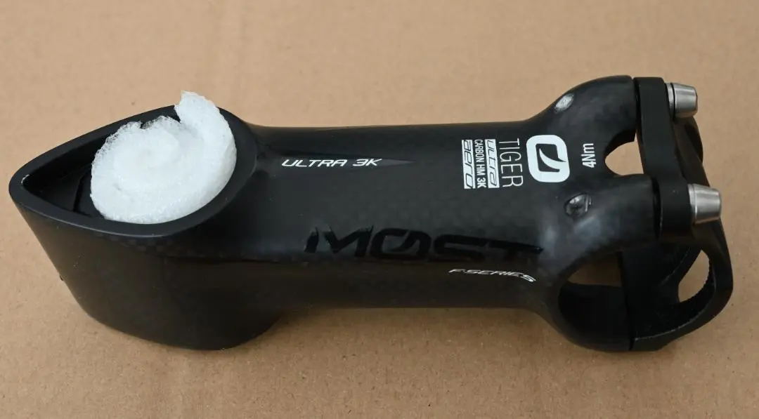 MOST TIGER ULTRA LITE 1K エアロ カーボン130mm MOST Pinarello Tiger Ultra 1K Aero Carbon Stem 130mm 31.8mm