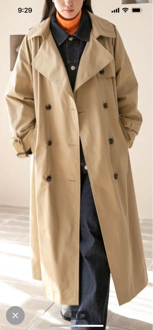 Thumbnail of Unused, with new tags, LOWRYS FARM Cult Trench Coat, Beige