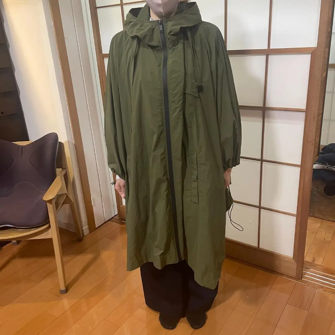 ZARA タイダイ折り畳みレインコートecoリサイクルシリーズ