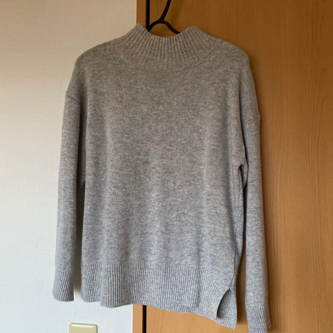 Thumbnail of SIMPLICITÉ Gray Turtleneck Sweater