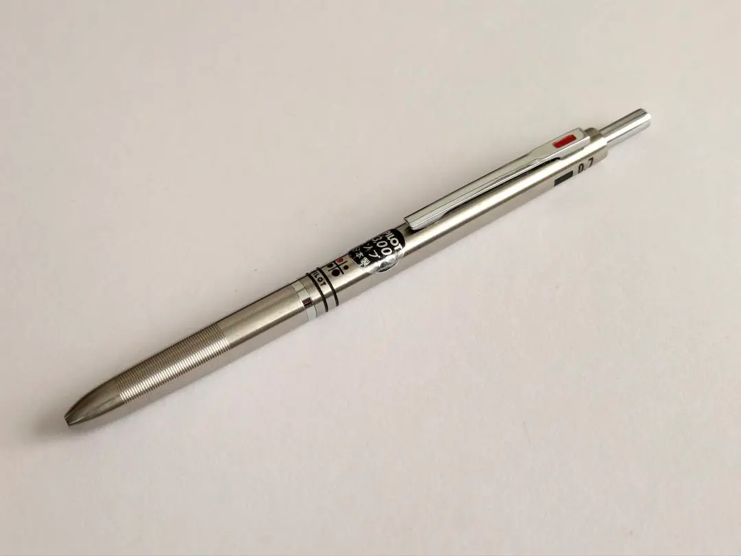 パイロット　PILOT　ホソブト パイロット ホソブト ボールペン 金属軸 黒赤タイプ 値札付き