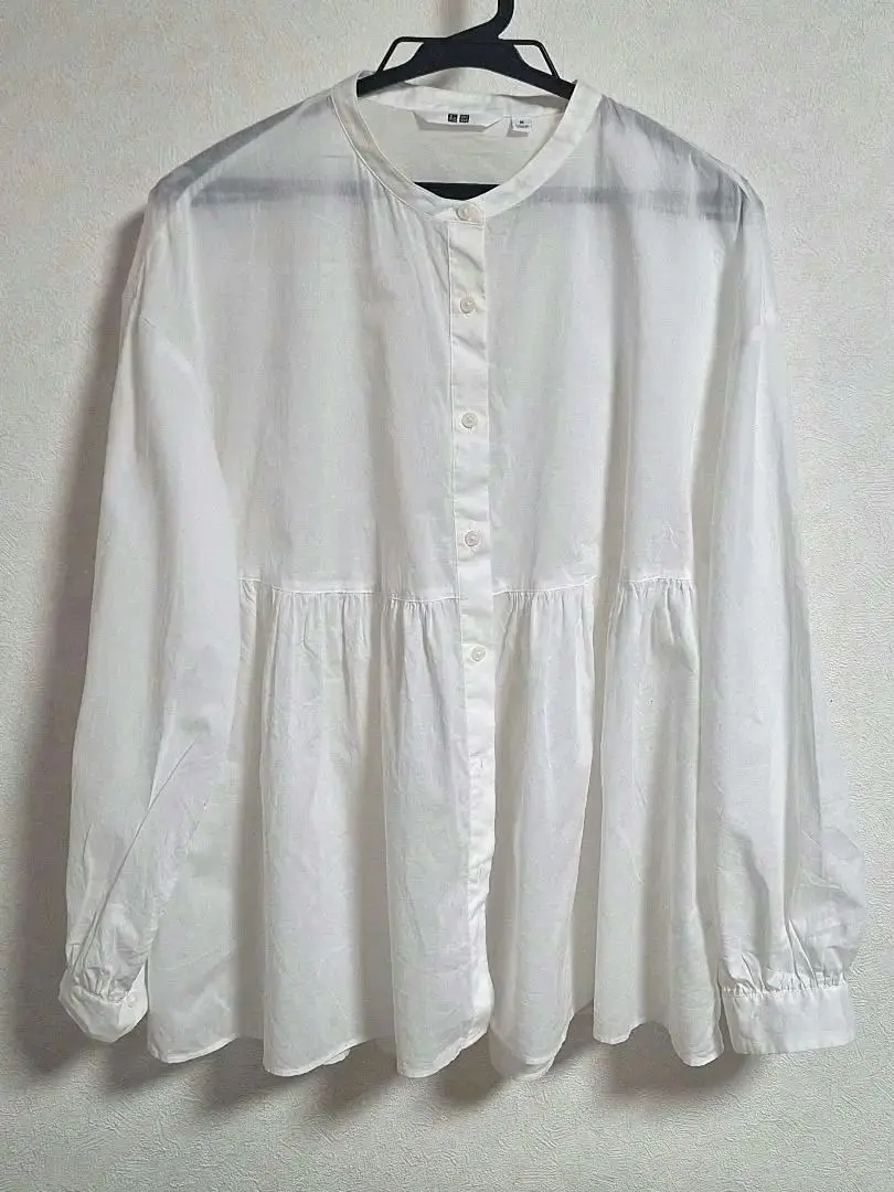 Thumbnail of Uniqlo Cotton Gather Blouse, Size M