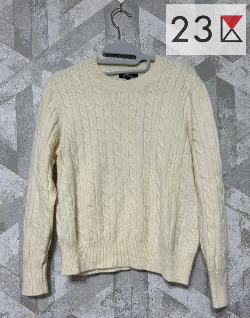 Thumbnail of 23区 Cable Knit Cashmere Blend Size 38