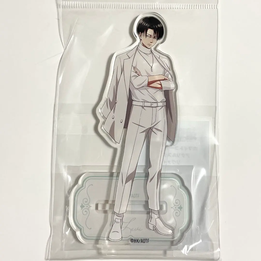 進撃の巨人 ホワイトコーデ エルヴィン＆リヴァイ アクリル