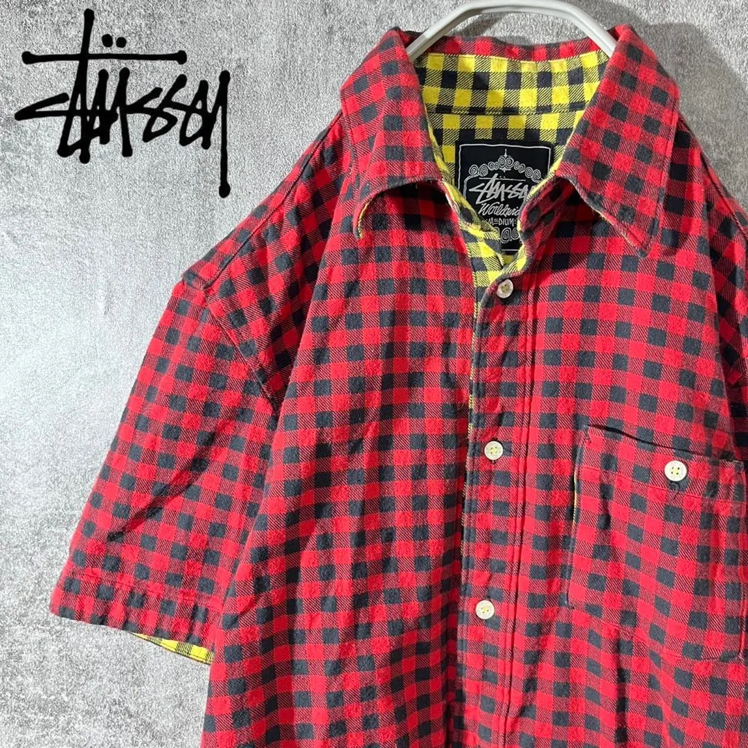 [超人氣] Stussy 襯衫 胸前口袋 格紋 簡約◎ 稀有◎ 的縮圖