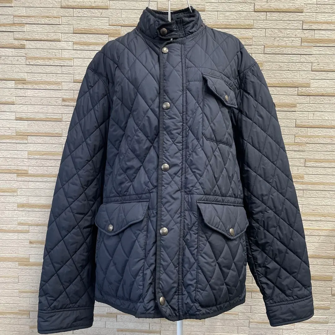 Thumbnail of Polo Ralph Lauren Quilted Jacket XXL Navy Stand Collar