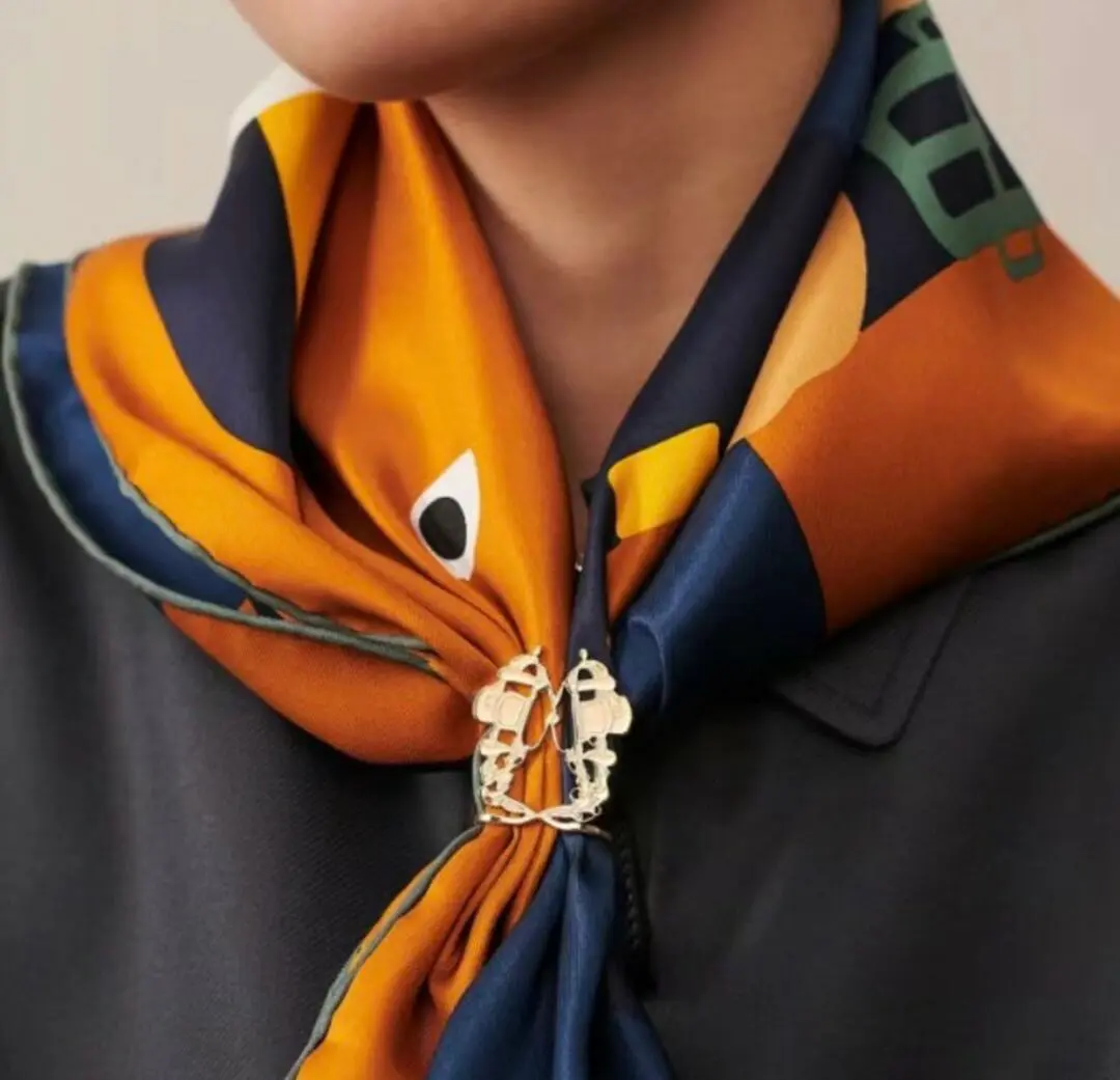 【美しい】HERMES【ブリッド・ドゥ・ガラ】スカーフリング HERMES スカーフリング ブリッドドゥガラ - メルカリ