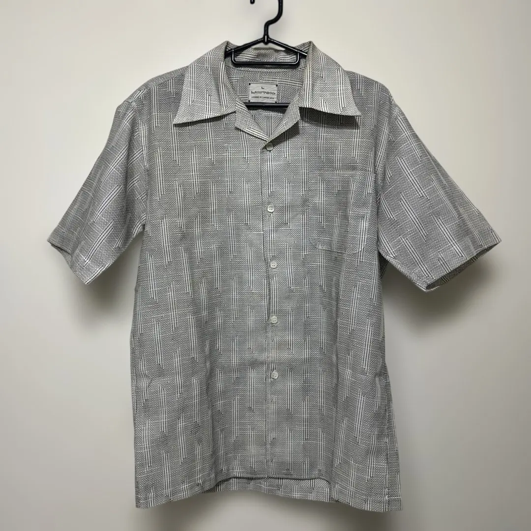 Thumbnail of [Used Clothing] LAWTON Short Sleeve Shirt, Size L, Geometric Pattern