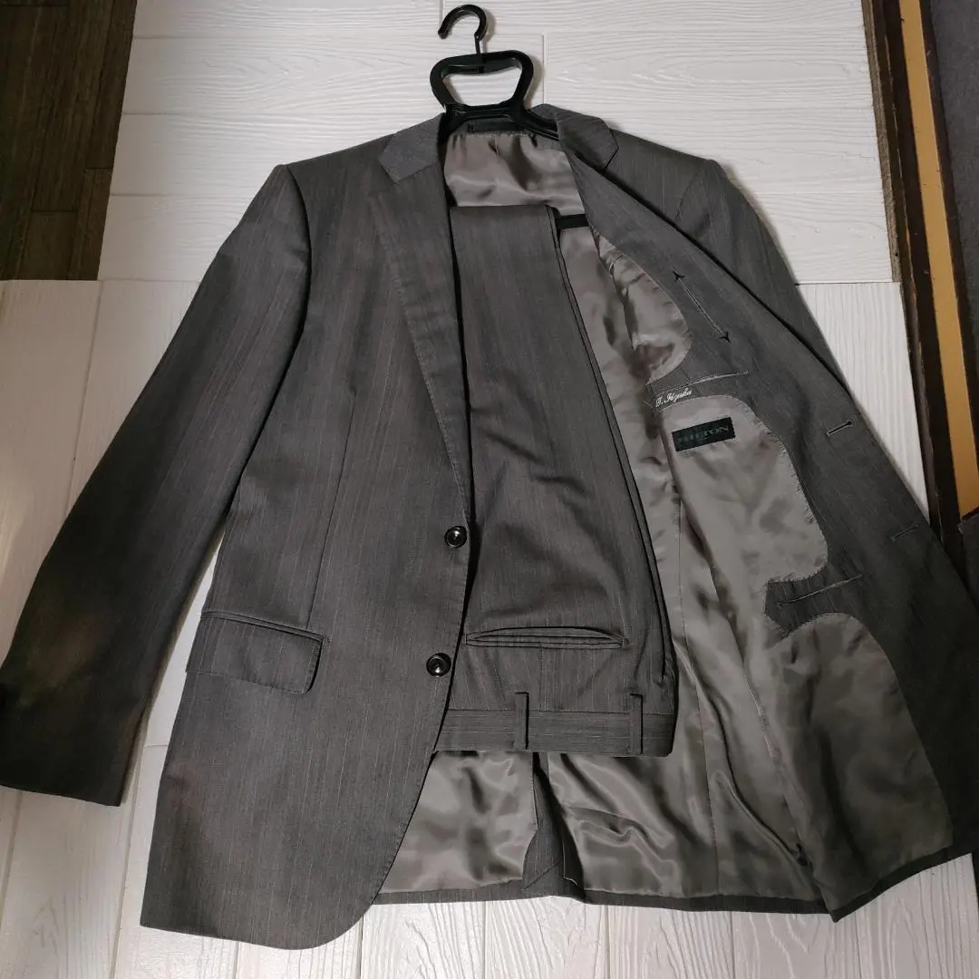 最終値下げヒルトン☆新品　スーツ YA7オールシーズン ネイビー系 y-aoyama_7590htm-12