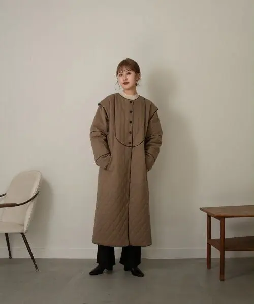 Thumbnail of [New] Amiur Quilted Long Coat