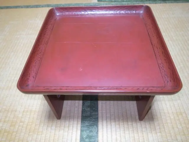 Thumbnail of ◆Excellent Condition, Rare, Circa 1860 (Late Edo Period - Early Meiji Period) ◆ Kishu Lacquerware, Old Negoro Tray