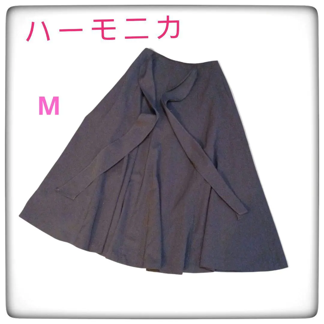 Thumbnail of Excellent Condition: Harmonica Brown Flare Long Skirt, Size M