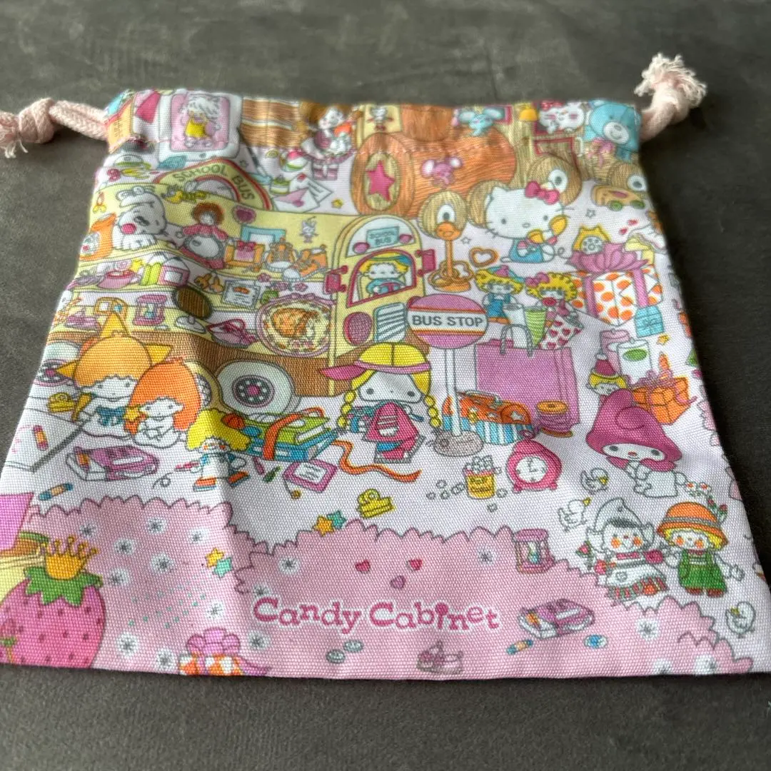 Thumbnail of Sanrio Characters drawstring pouch, unused