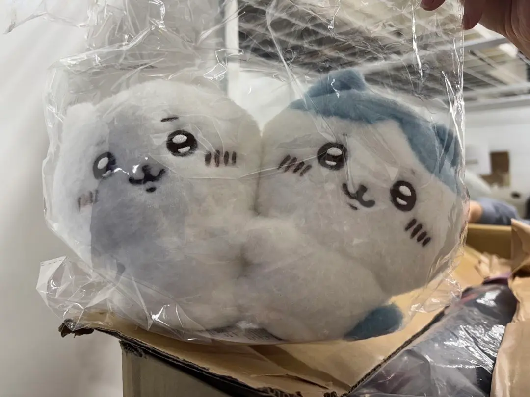 【レア⭐︎】ちいかわほわほわぬいぐるみ むぎゅっと したちいかわ・ハチワレ ちいかわ ほわほわぬいぐるみ（むぎゅっとしたちいかわ