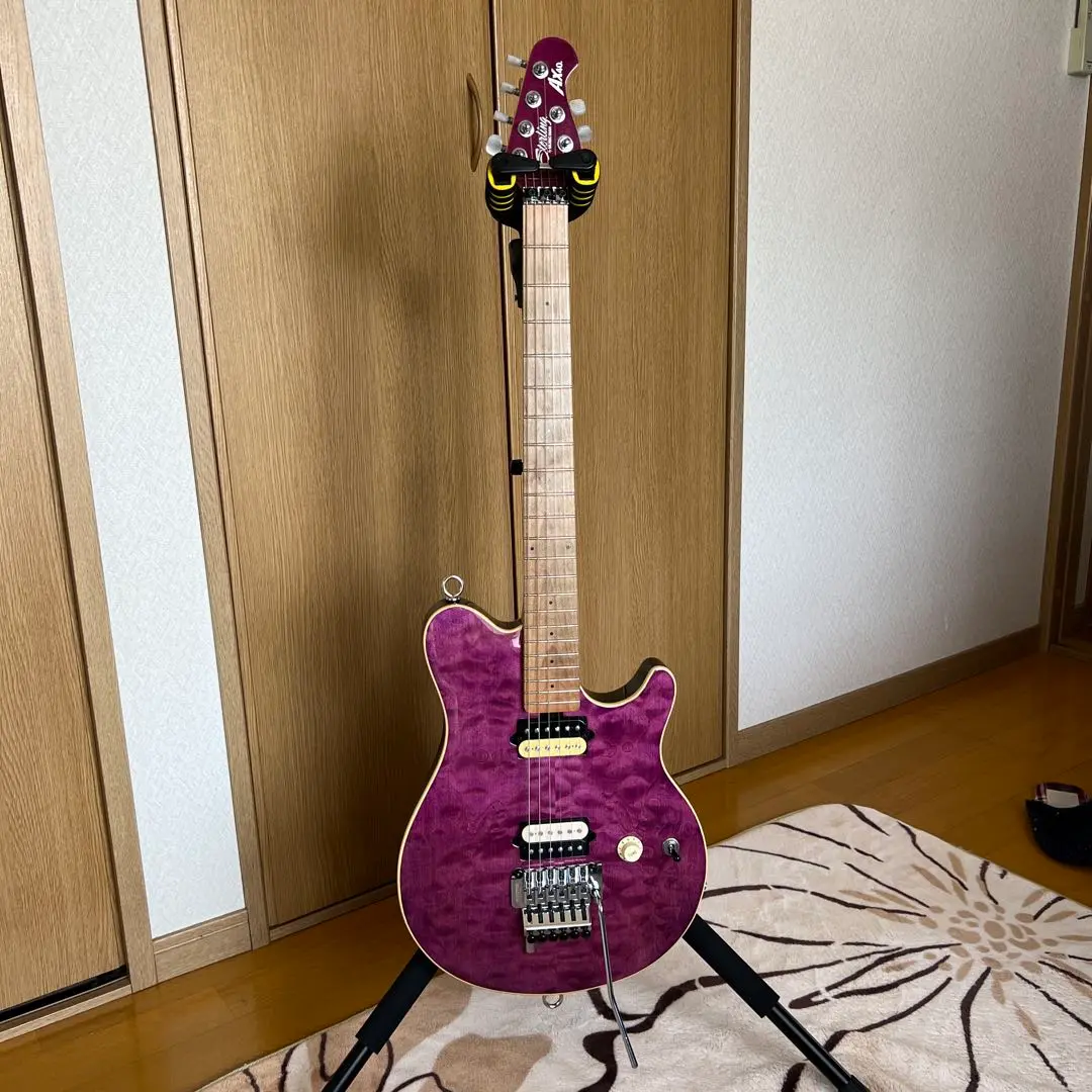 STERLING AX40 transparent purple 中古 Sterling by MUSIC MAN ／ AX40 Transparent Purple - エレキ