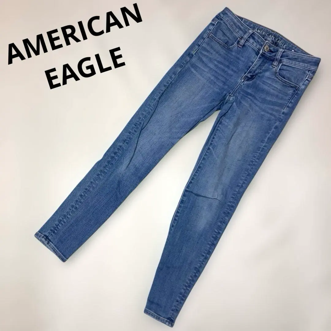 Thumbnail of American Eagle Jeggings Denim 00 Jeans Skinny Stretch