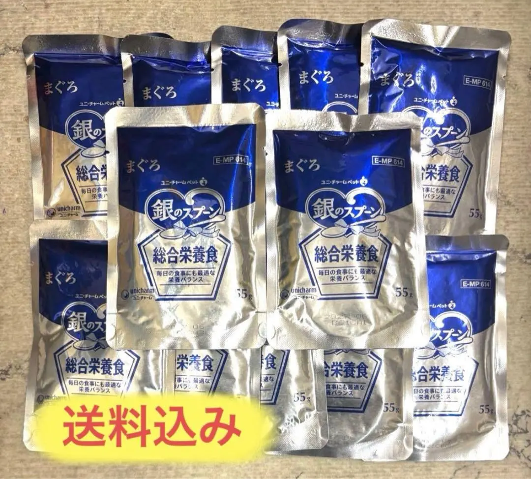 銀之匙 貓用濕糧 綜合營養食 鮪魚口味55克12入組 的縮圖