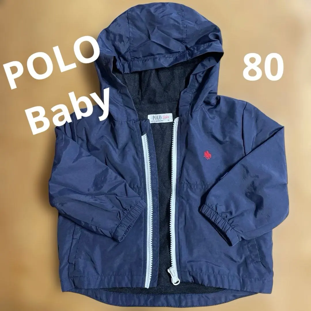 Thumbnail of 【Excellent Condition】POLO Baby 80 Lightweight Outerwear Jumper Hoodie