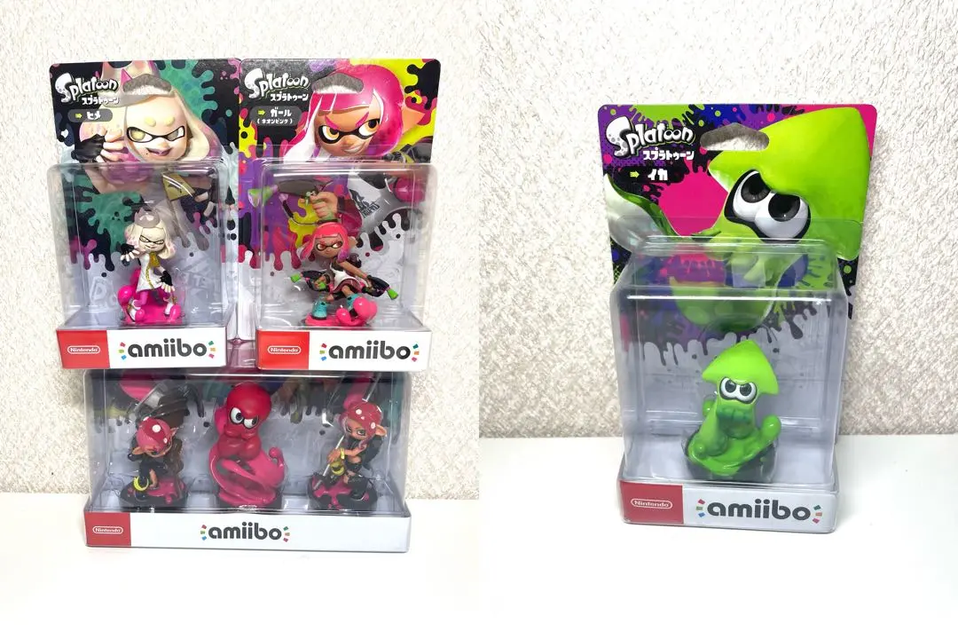 【新品未開封】amiibo スプラトゥーン　ガール　イカ　ボーイ　トリプルセット Amazon.co.jp: amiibo トリプルセット[ガール/イカ/ボーイ