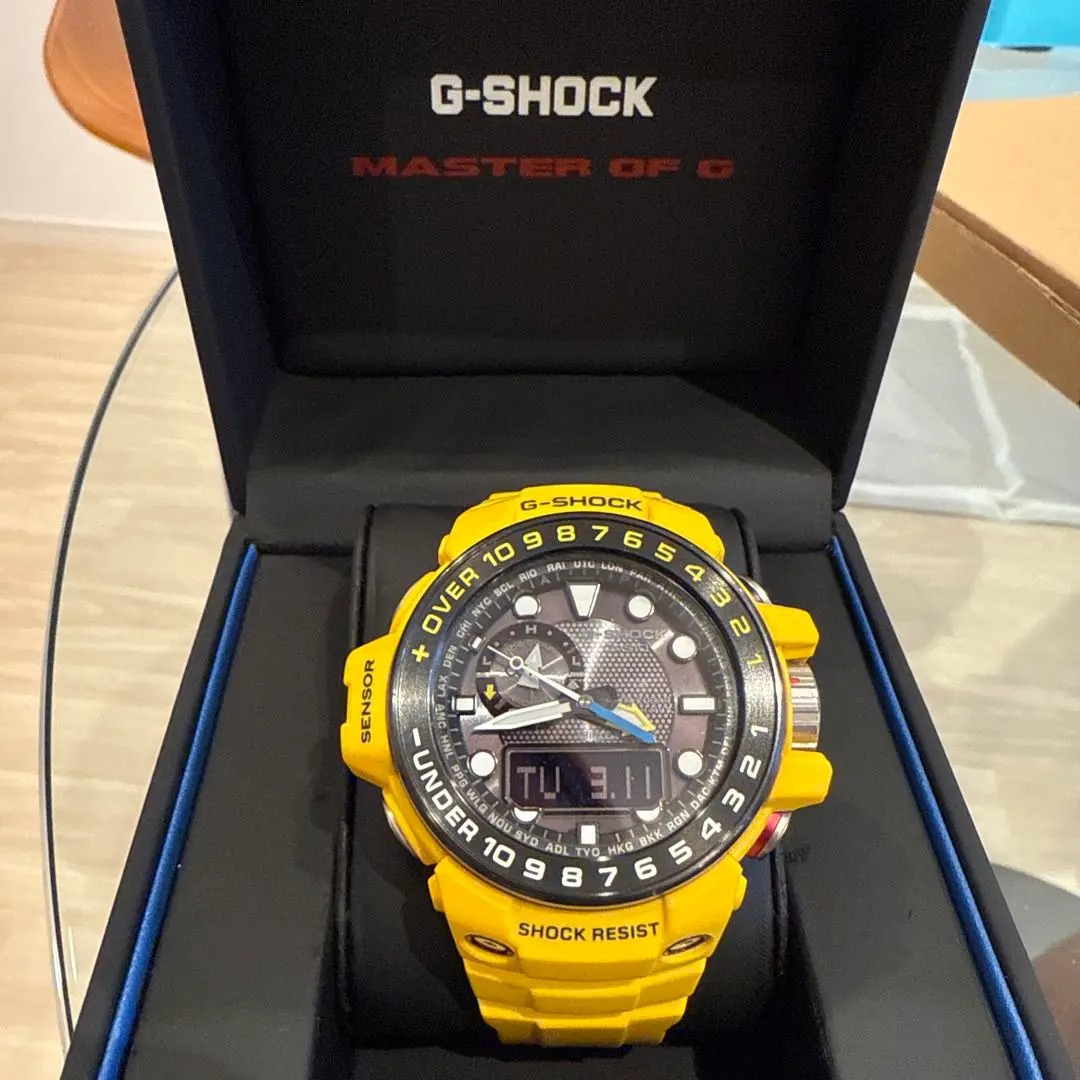 美品✨️【G-SHOCK 】 ガルフマスター　　 GWN-1000-9AJF 楽天市場】BOX訳ありCASIO カシオ G-SHOCK Gショック ガルフ
