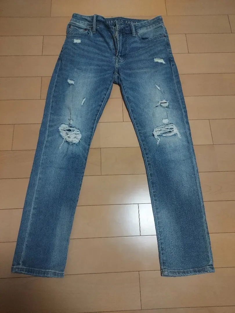 Thumbnail of American Eagle Stretch Distressed Denim Skinny Jeans