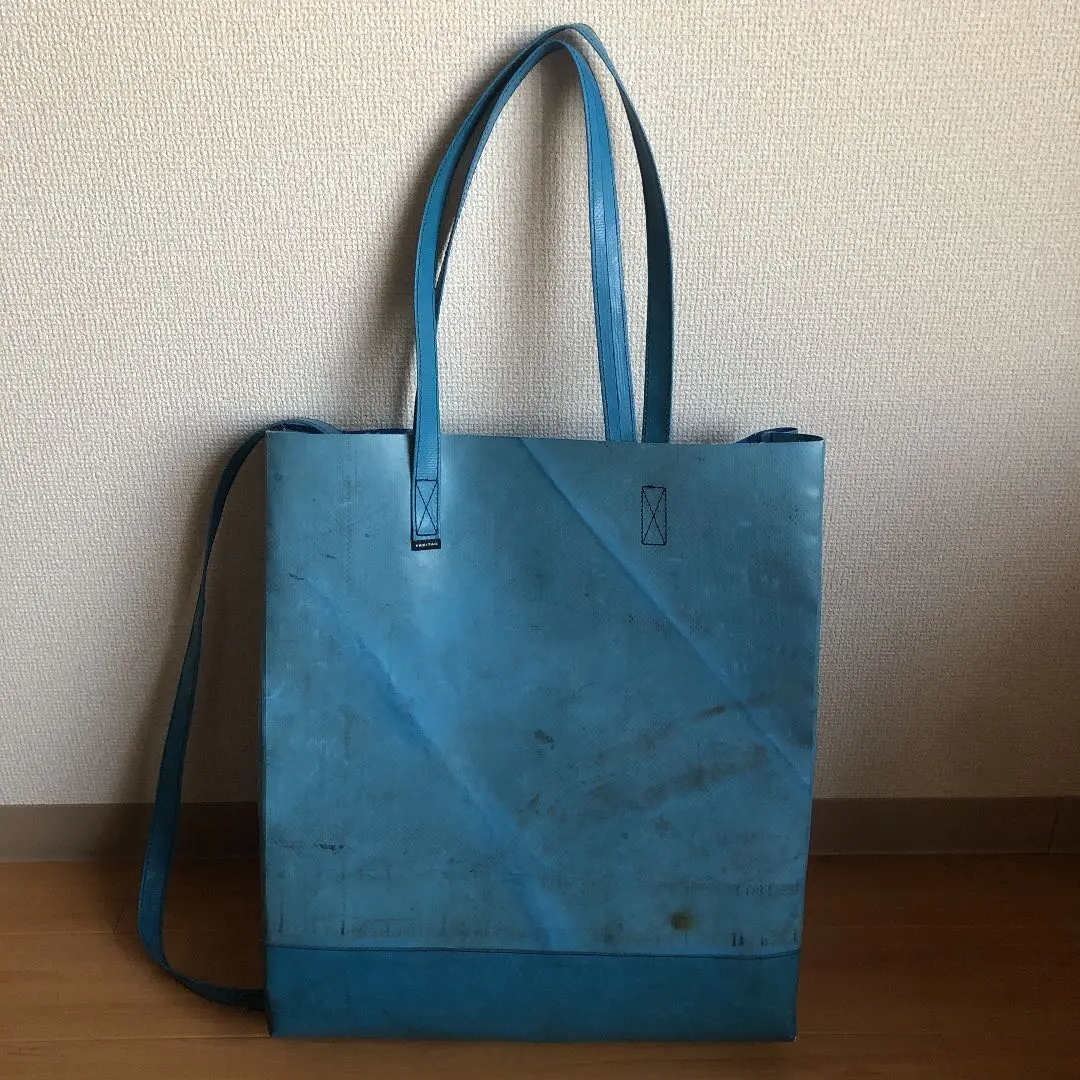 美品⭐︎FREITAG 青 水色 トートバッグ 楽天市場】フライターグ（カラーブルー）（バッグ｜バッグ・小物