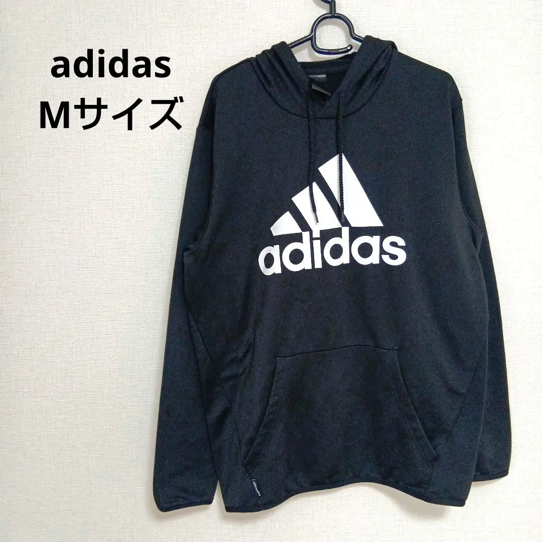 Thumbnail of Adidas Black Hooded Sweatshirt M