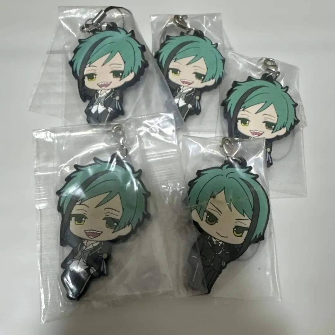 Thumbnail of Twisted Wonderland Floyd Rubber Mascot 5-piece set Jade