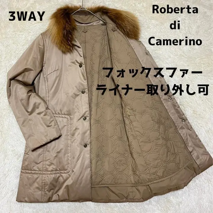 Roberta di Camerino フォックスファーコート 42 Roberta di Camerino フォックスファーコート 42