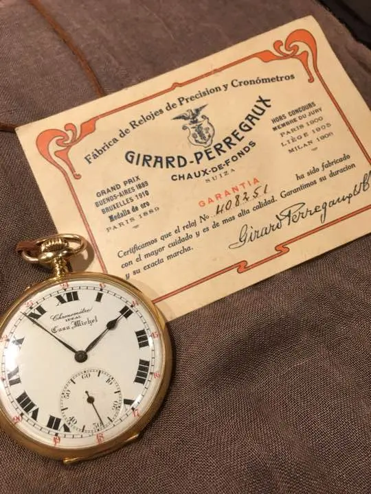 ジラ－ル ペルゴ 懐中時計 J-LIMITED 70本限定 Girard-Perregaux
