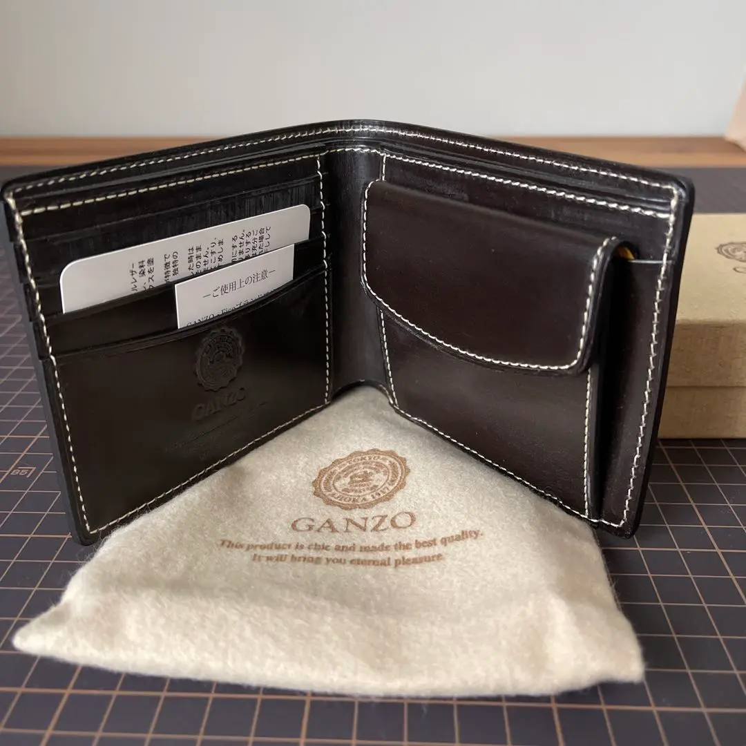 GANZO bridle casual レザーコインケース 小銭入れ ブラウン 楽天市場】【GANZO】 ガンゾ THIN BRIDLE シンブライドル BOX