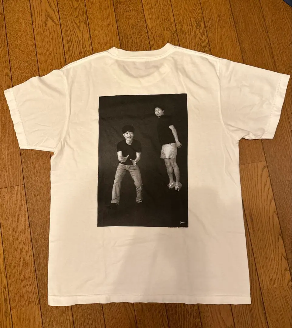 ジャルジャル 単独 Tシャツ Mサイズ y2k アーカイブ お兄系 英字 Tシャツ 平成 ギャル男 綿100