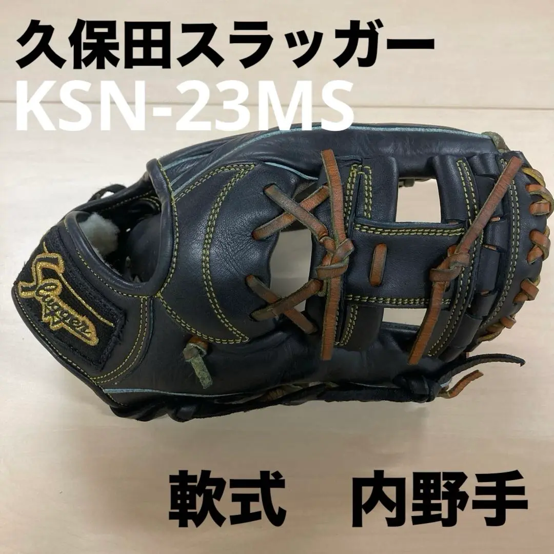 281_ 高校野球硬式仕様補強リペア品 久保田スラッガー KSN-23MS 楽天市場】久保田スラッガー 軟式グローブ KSN-23MS KSオレンジ