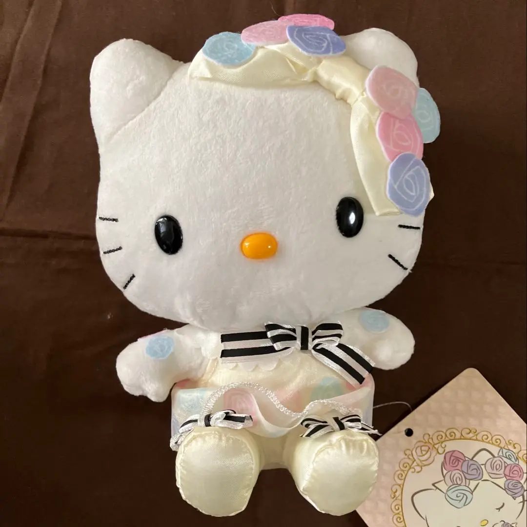 【レア品タグ付き】ハローキティドレス付きマスコット　ぬいぐるみレディキティハウス サンリオ ハローキティ いちごドレス マスコット ぬいぐるみ