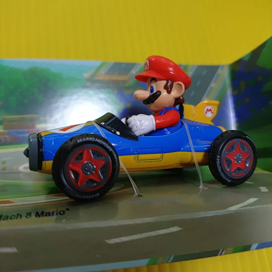 ミニカー　[24個入り] Pウイング ヨッシー(ホワイト×グリーン×ブルー) 「マリオカート プルバック」 プルバックカー [TV055Y] 新品】ミニカー [24個入り] Pウイング ヨッシー(ホワイト