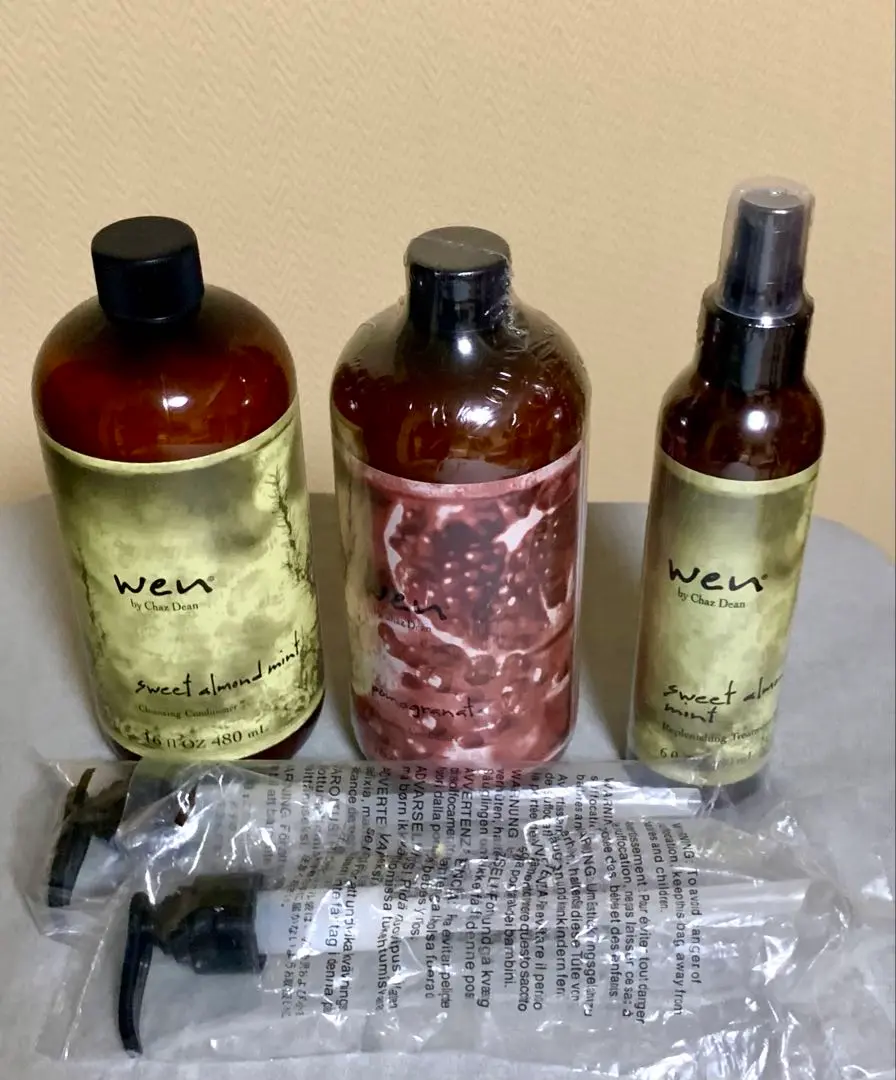 wenクレンジングコンディショナー(ザクロ)3本セット 2025年最新】WENクレンジングコンディショナーザクロ480ml×3の