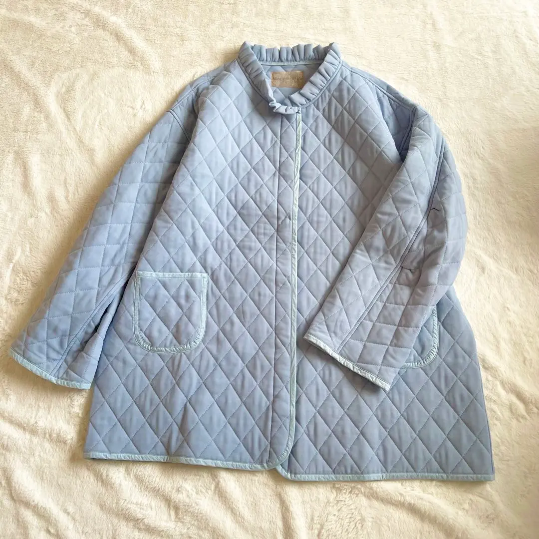 破格)ハニーミーハニーsatin quilting over coatブラック