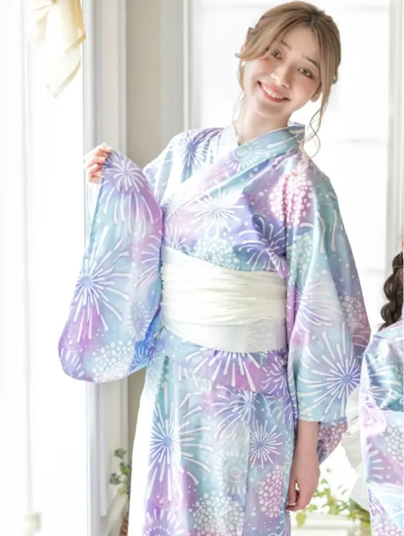 可作連衣裙的兩穿式女士浴衣 兩件式 分體浴衣 女士 的縮圖